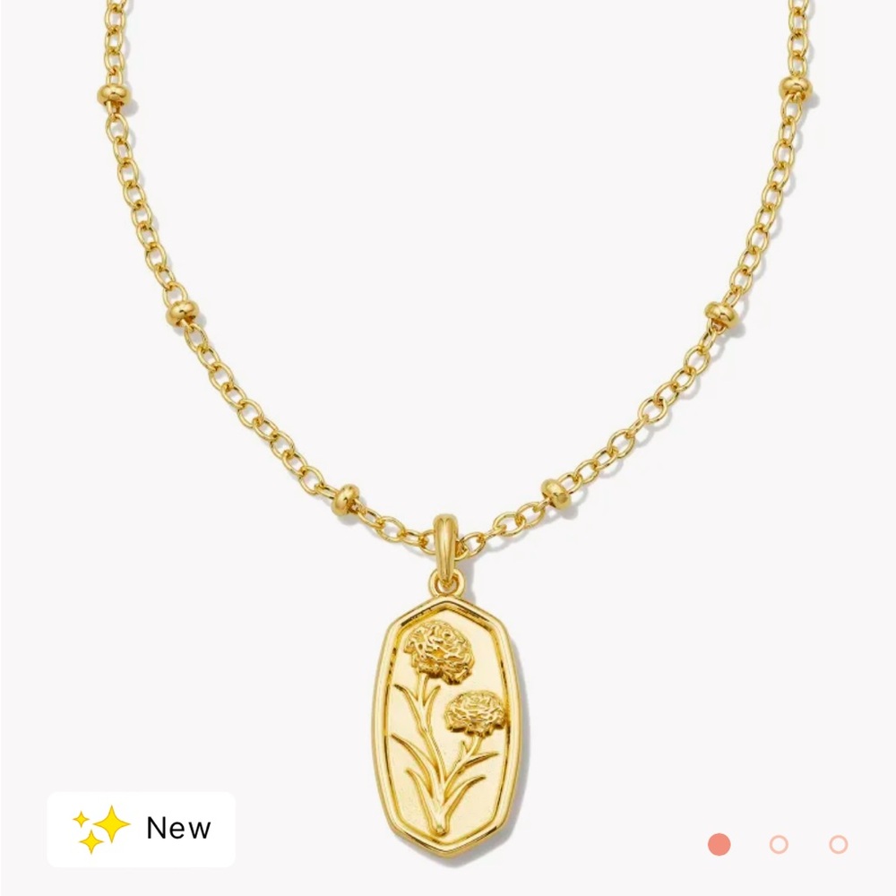 Kendra Scott Bryleigh Charm Necklace in 18k Gold Vermeil